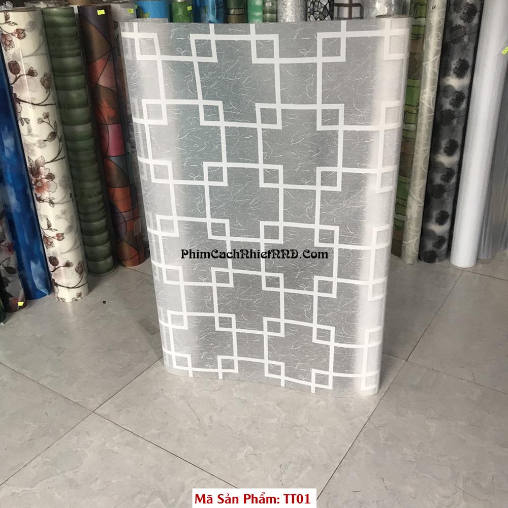 Giấy dán decal trang trí kính mã TT01